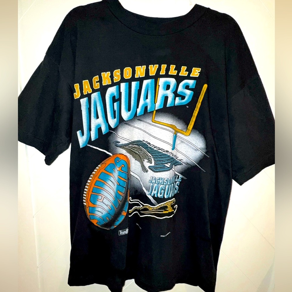 Vtg Jacksonville Jaguars Rare 1993 Large t shirt pristine NFL football merch tee - Picture 2 of 12